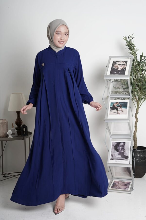 Gamis Muslimah Crinkle Aira - Gambar 7