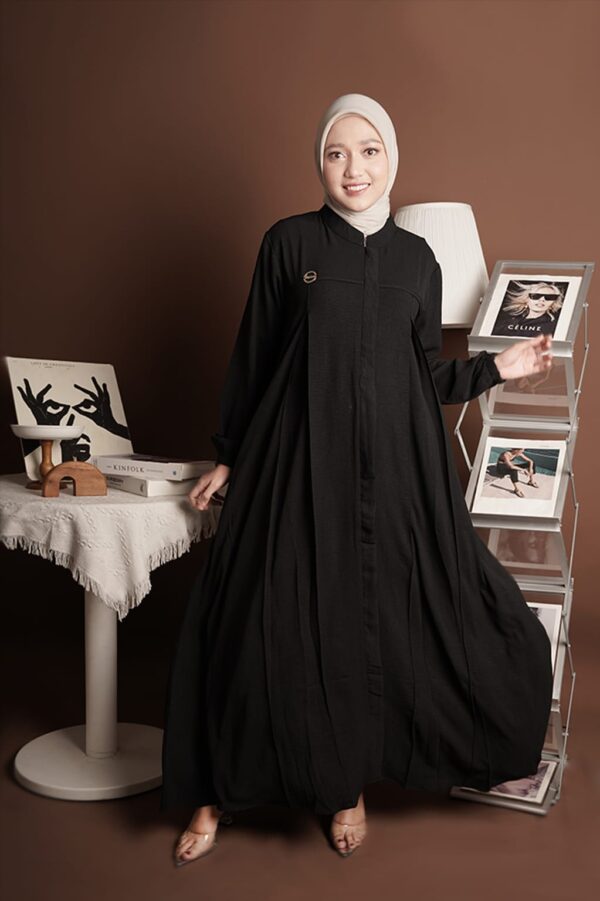 Gamis Muslimah Crinkle Aira - Gambar 12