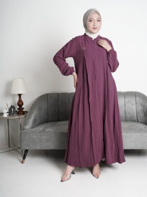 Gamis Muslimah Crinkle Aira