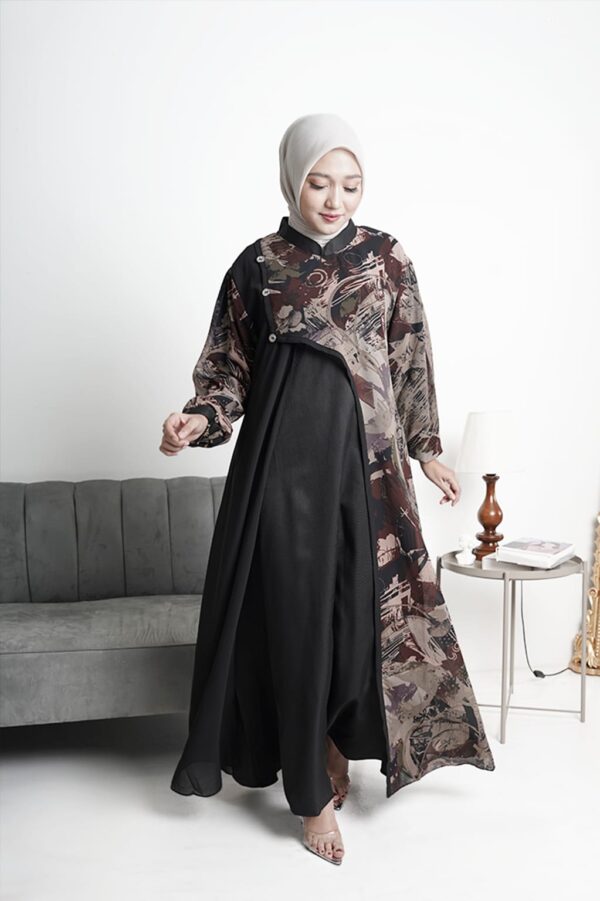 Gamis Muslimah Ceruty Nayyara - Gambar 2