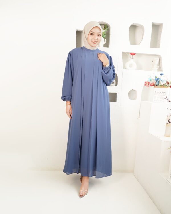 Gamis Muslimah Ceruty Zahrae - Gambar 8
