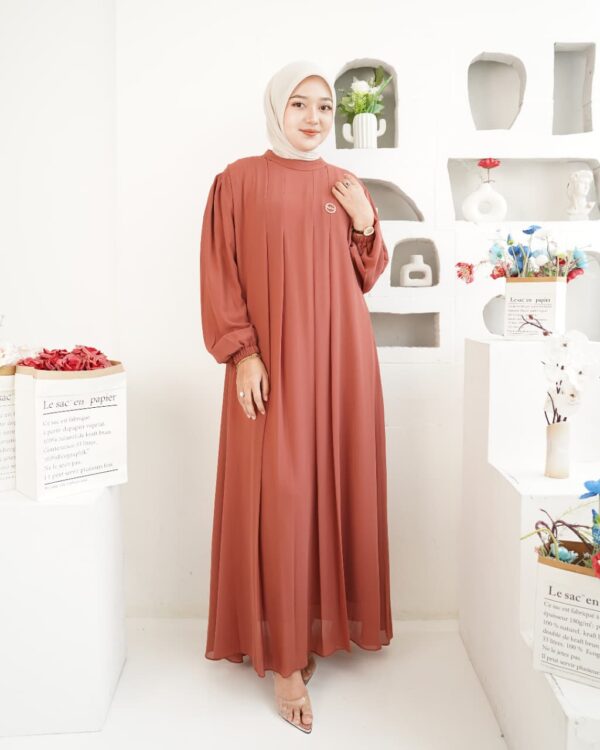 Gamis Muslimah Ceruty Zahrae - Gambar 14
