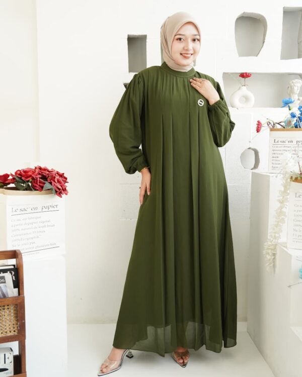 Gamis Muslimah Ceruty Zahrae - Gambar 15