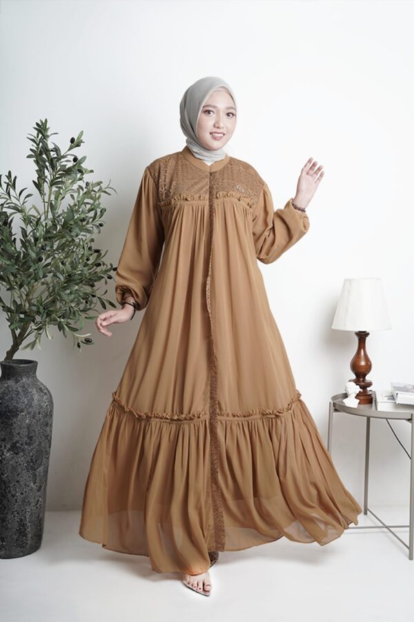 Gamis Muslimah Ceruty Brookat Aleyra