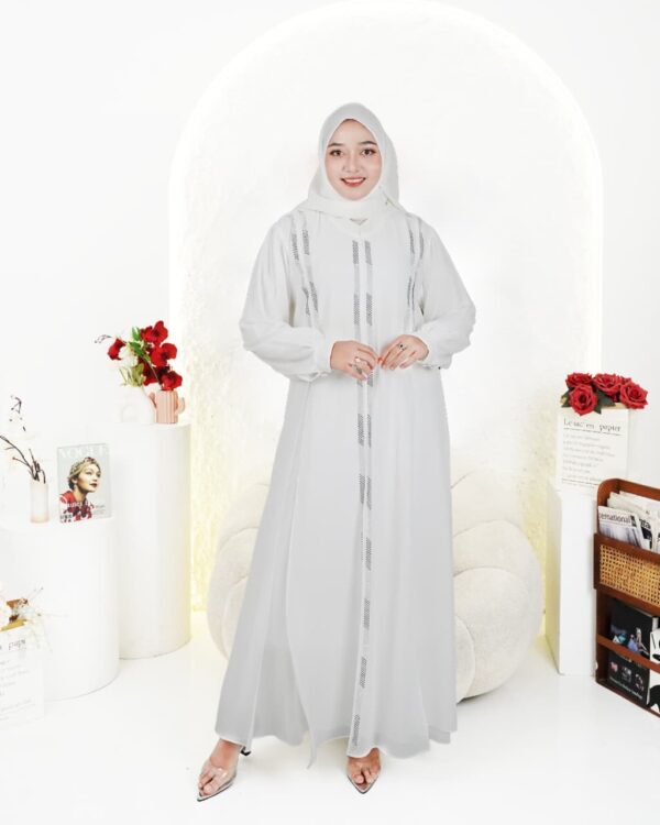 Gamis Muslimah Ceruty Salamah - Gambar 2