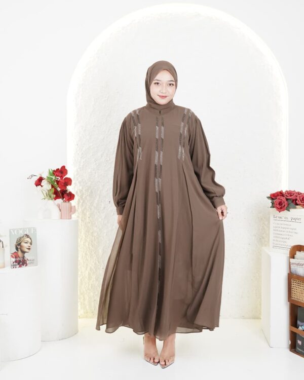 Gamis Muslimah Ceruty Salamah - Gambar 9