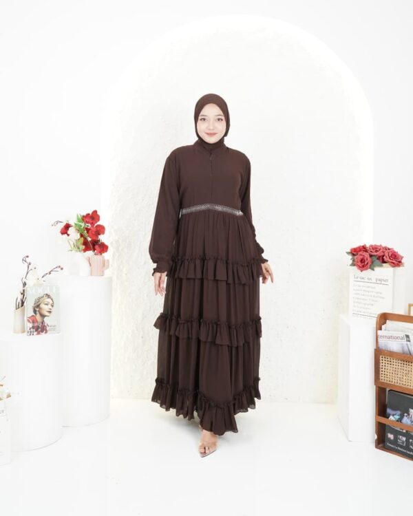 Gamis Muslimah Ceruty Halifah