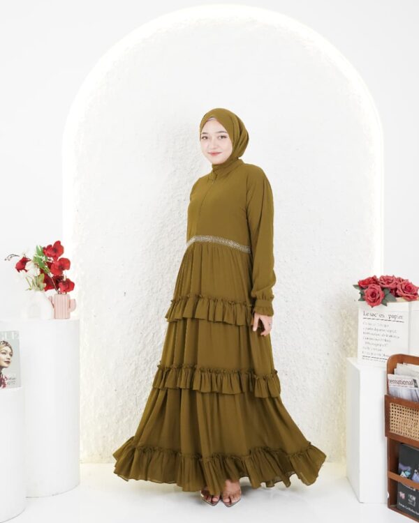 Gamis Muslimah Ceruty Halifah - Gambar 6