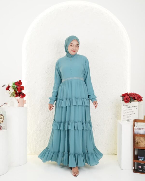 Gamis Muslimah Ceruty Halifah - Gambar 5