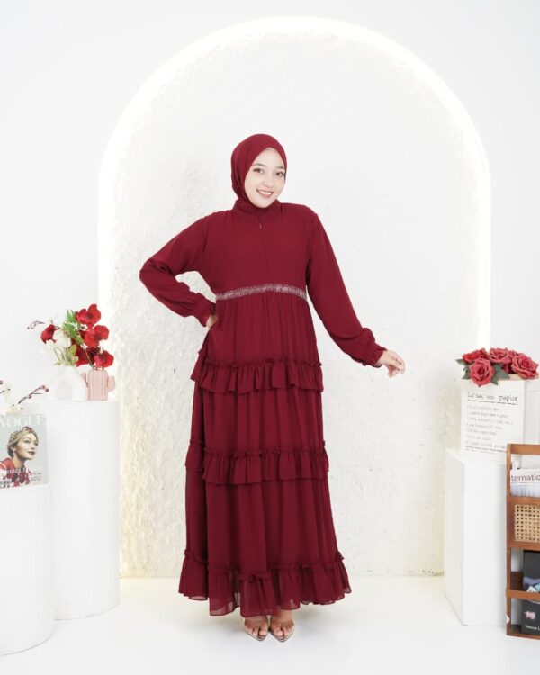 Gamis Muslimah Ceruty Halifah - Gambar 7