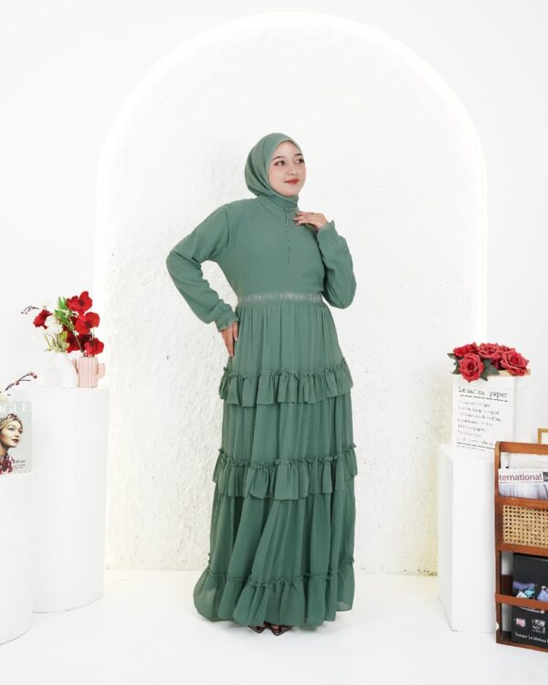 Gamis Muslimah Ceruty Halifah - Gambar 9